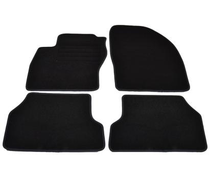 Covorase mocheta Ford Focus 5 usi/SW/Combi negre, set 4 bucati