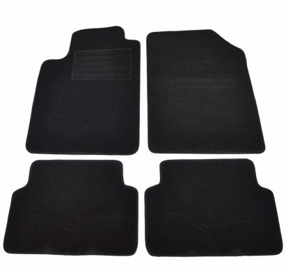 Covorase mocheta Renault Laguna 2 2002-2007 negre, set 4 piese