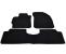 Covorașe mochetă Toyota Auris 3/5 uși 2007-2012 negre, set 3 piese