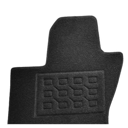 Covorase mocheta dedicate Jeep Compass 2017+ negre, set 4 bucati