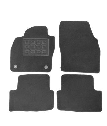 Covorase mocheta dedicate Seat Ibiza 2017+ negre, set 4 piese