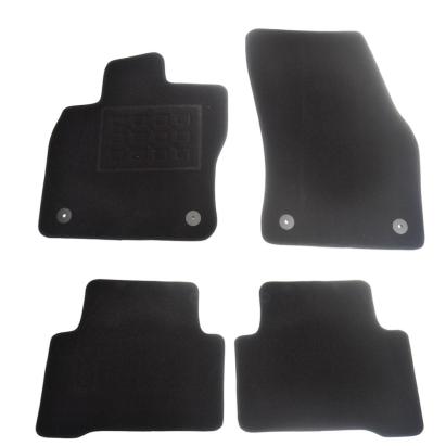 Covorase mocheta dedicate VW Touran 2015-, negre, set 4 presuri