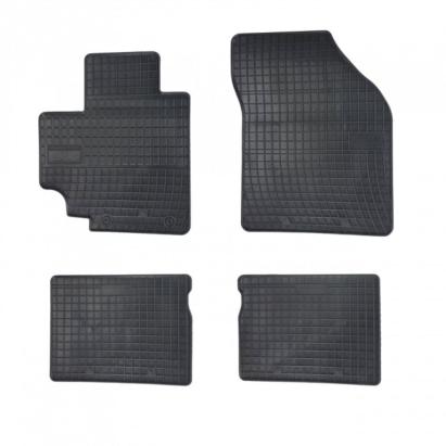 Set covorașe auto din cauciuc pentru Alfa Romeo 147 2000-2010, negre, 4 piese