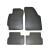 Set covorase cauciuc Honda HR-V 1 3 usi 1999-2006 negre, 4 buc