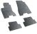 Set covorase auto cauciuc Nissan X-Trail II 2008-2013 negre, 4 piese