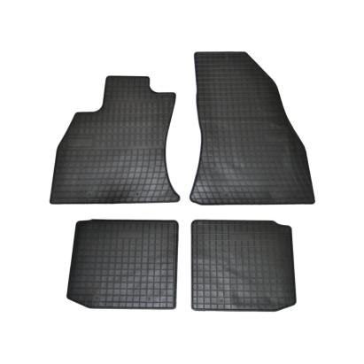 Set covorase auto din cauciuc pentru Fiat 500L 2012+, negre, 4 piese