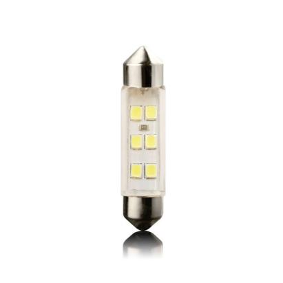 Set 2 becuri LED sofit auto Vecta 12V, 36 mm, SV8.5, albastre