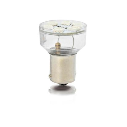 Set 2 becuri auto LED Vecta BA15S S25 12V, 6x5050 SMD, roșu