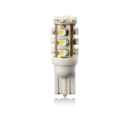 Set 2 becuri auto LED T10 Vecta 12V 5W, 16 SMD, lumină albă
