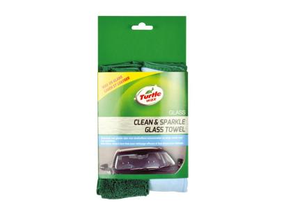 Laveta din microfibra Turtle Wax pentru geamuri, cu doua fete, fara urme
