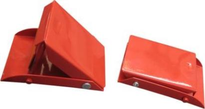 Piedica roata auto pliabila din metal, set 2 buc, inaltime 35-90 mm