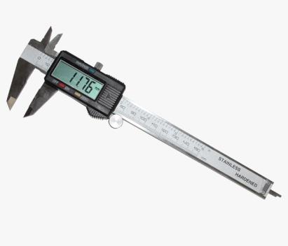 Șubler digital 150 mm cu display LCD, precizie 0,01 mm și baterie