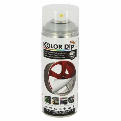 Spray vopsea cauciucată Kolor Dip aluminiu metalic perlat 400 ml