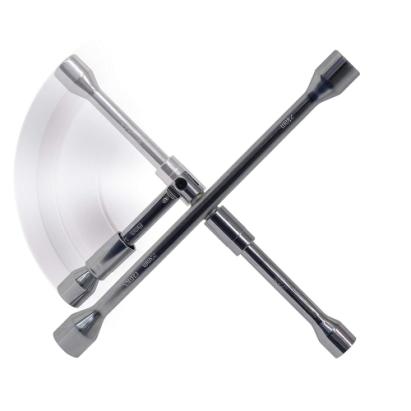 Cheie cruce pliabila pentru roti Carpoint, 4 capete 17-19-21-23 mm