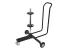 Stand depozitare roti cu jante Carpoint din aluminiu, cu roti, 18 inch