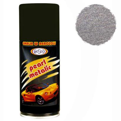 Spray vopsea metalizată gri Steel 647F, 150 ml, pentru retuș auto, Wesco