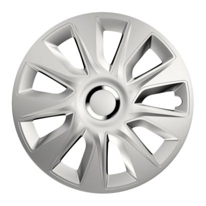 Set capace roti 14 inch Stratos RC argintiu din ABS, 4 bucati