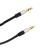 Cablu audio AUX jack 3.5 mm stereo, 1.2 m, negru, Carpoint