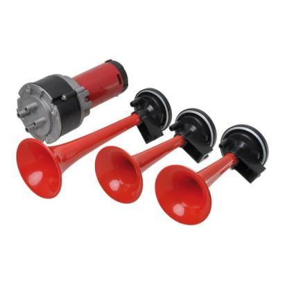 Claxon auto Automax 3 tonuri 12V cu compresor electric, 117 dB, 240W
