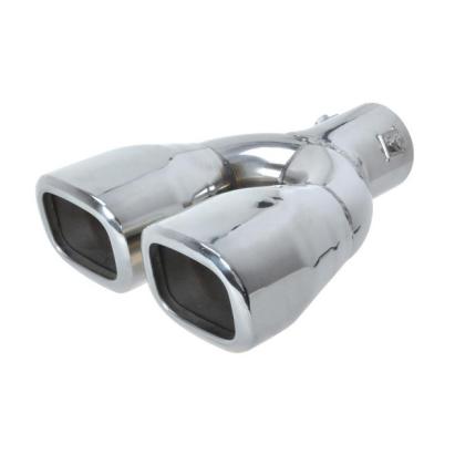 Ornament tobă dublu cromat Automax 225x170x58 mm pentru eșapament