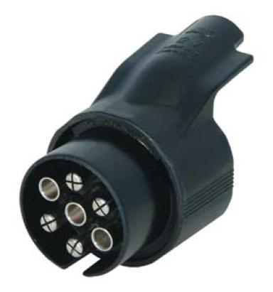 Adaptor remorcă auto 7 la 13 pini, 12V, PVC, pentru remorcă și caravană