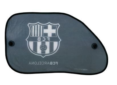 Set 2 parasolare auto laterale FC Barcelona 38x65 cm cu ventuze
