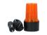 Girofar auto magnetic Carpoint 12V cu bec Xenon, orange, 10 x 6 cm
