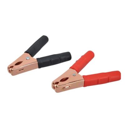 Set 2 clesti pentru baterie auto Automax 30-50A cu izolatie rosie si neagra