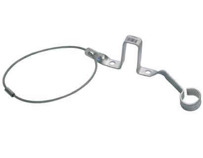 Cablu auxiliar galvanizat pentru cuplare remorca Carpoint cu suport