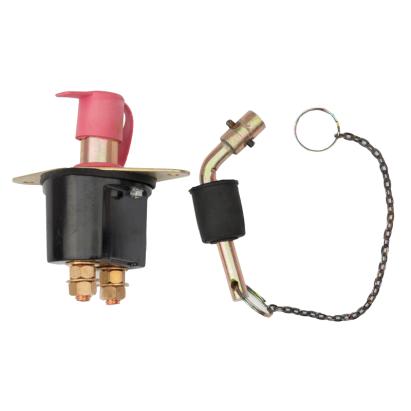 Contact general baterie 12V 1000A cu cheie, capac protecție și lanț