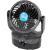 Ventilator auto oscilant Streetwize Cyclone 12V, 2 viteze, rotire 360°