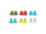 Set 6 siguranțe auto plate mari Carpoint, 7,5A-30A, asortate
