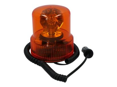 Girofar auto magnetic Carpoint 12V portocaliu cu bec 21W, fixare pe magnet