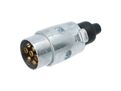 Fisa remorca auto Carpoint 12V cu 7 pini metalici, carcasa metalica