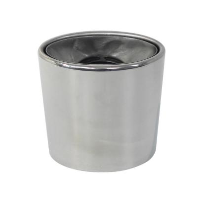 Ornament tobă auto Carpoint din inox, model rotund, 45-60 mm, lungime 140 mm