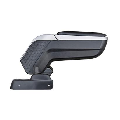 Cotiera auto ArmCik S4 pentru Opel Corsa D, rabatabila, gri