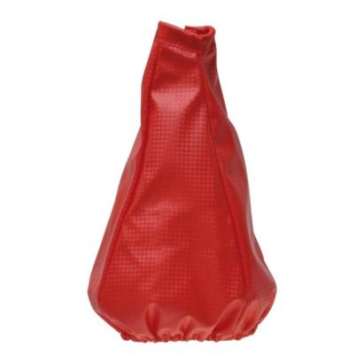 Husa schimbator viteze rosie din piele ecologica, montaj rapid