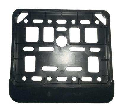 Suport numar inmatriculare motocicleta din plastic 13,8x14,8 cm negru UTAL