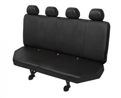 Husă banchetă auto 4 locuri XL Practical DV4, imitație piele neagră