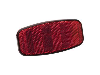 Catadioptru rosu pentru bicicleta Carpoint, element reflectorizant cu montaj usor