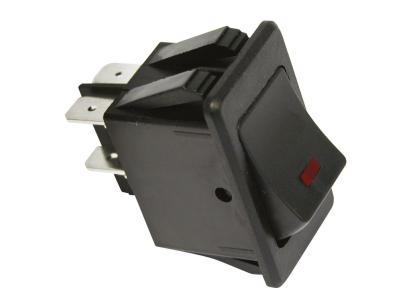 Întrerupător auto Carpoint 12V 35A cu LED roșu și 4 papuci electrici