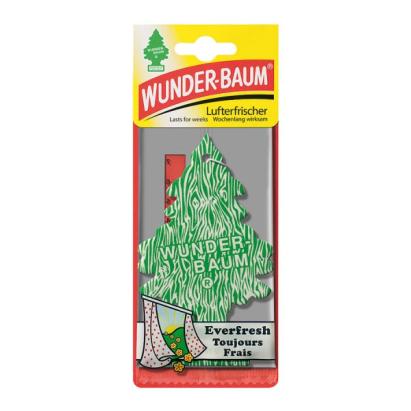Odorizant auto tip bradut Wunder-Baum Everfresh, parfum fresh