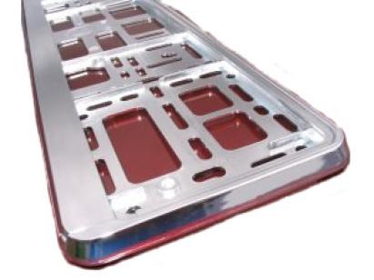 Suport număr înmatriculare auto full crom UTAL, aspect elegant