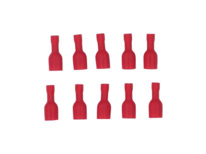 Papuci electrici izolati mama rosii 6,3x0,8 mm, 22 mm, 10 buc Carpoint