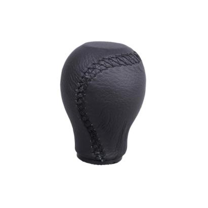 Ornament schimbător viteze universal din piele neagră, 72 mm, Automax