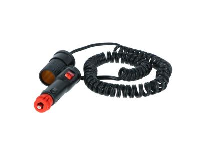 Prelungitor bricheta auto Carpoint 12/24V cu siguranta 10A si ON/OFF