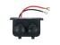 Priza auto dubla Carpoint 12-24V, max. 15A, cu cablu 15 cm