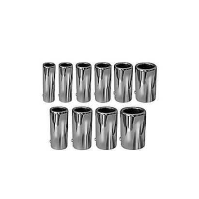 Ornament tobă cromat Streetwize, rotund, 140x60x57 mm