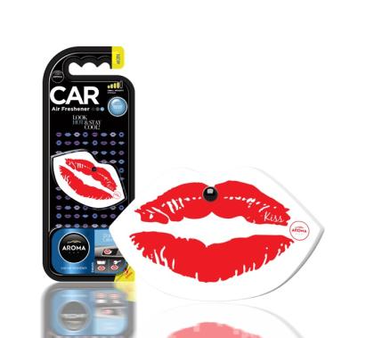 Odorizant auto pentru oglindă Aroma Car Lips Ocean Calm, parfum fresh