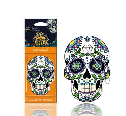 Odorizant auto pentru oglinda Aroma Car Muertos Gold Tatoo